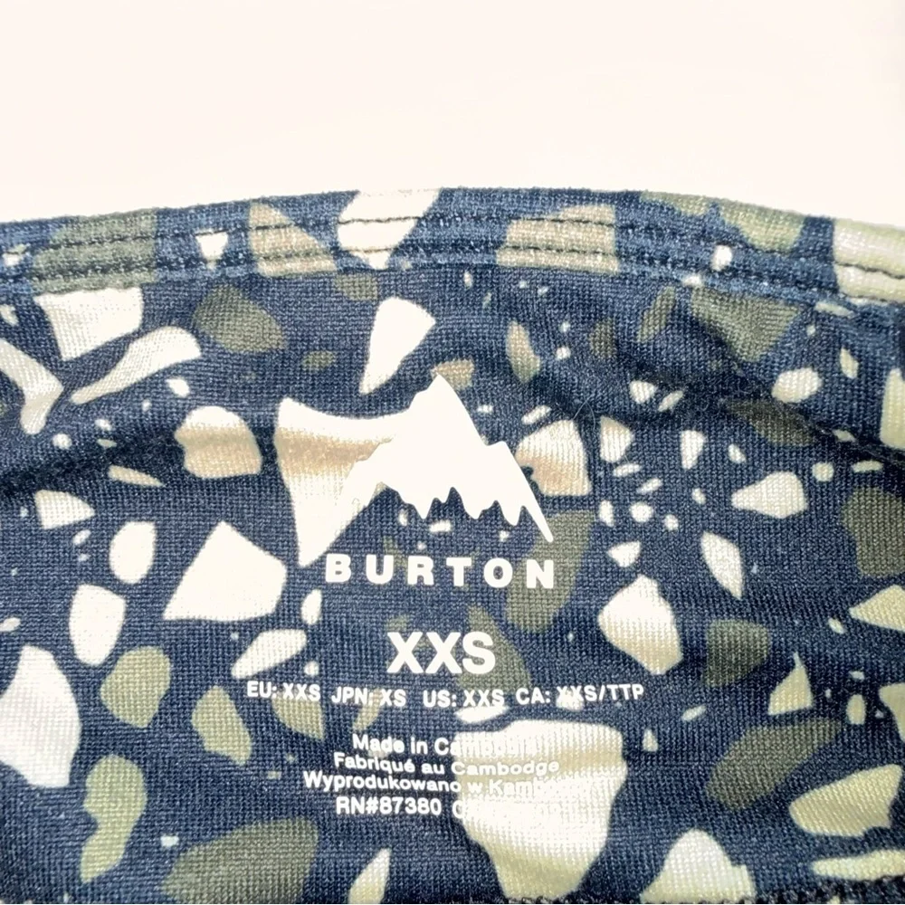 Burton Womens Terrazzo Print‎ Performance Leggings Stretch Activewear XXS